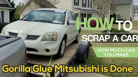 Gorilla Glue In The Engine, Will It Start, The END of This Mitsubishi Galant. Destroyed