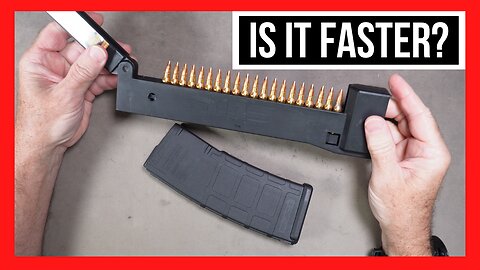Is an AR 15 Magazine loader faster? I was SHOCKED by my test results!