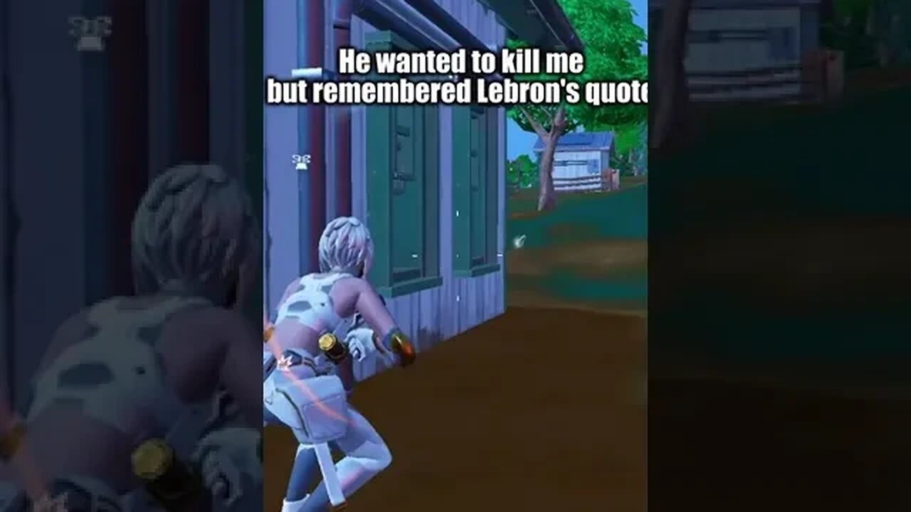 Lebron changed this man's life #shorts #fortniteshorts #gaming