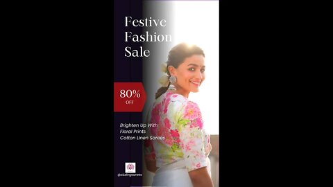 Bollywood Style Festival Sarees look at 80% off #shorts