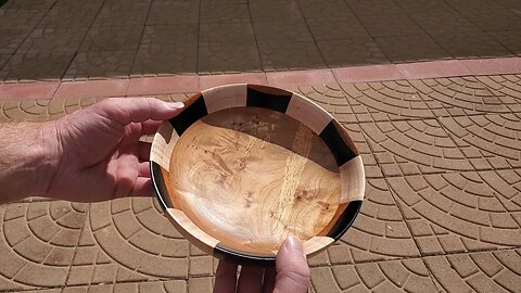 Coral Snake Wooden Bowl