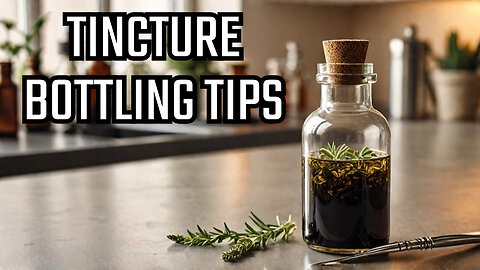 Tips and Tricks to Bottling Homemade Tinctures