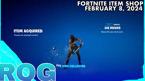 "NEW" ICE MOVES EMOTE IS HERE! FORTNITE ITEM SHOP (Febuary 8, 2024)