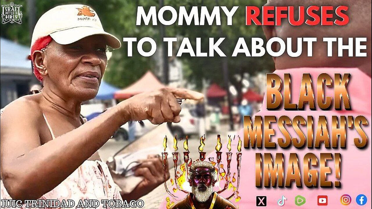 MOMMY REFUSES TO TALK ABOUT THE BLACK MESSIAH'S IMAGE!