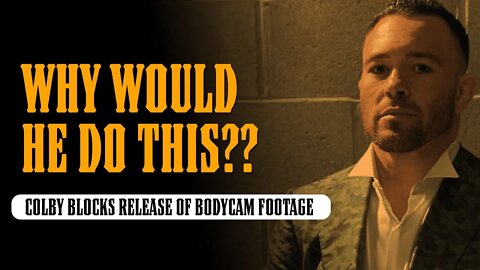 BREAKING!! Colby Just BLOCKED Bodycam Footage from the Public!!