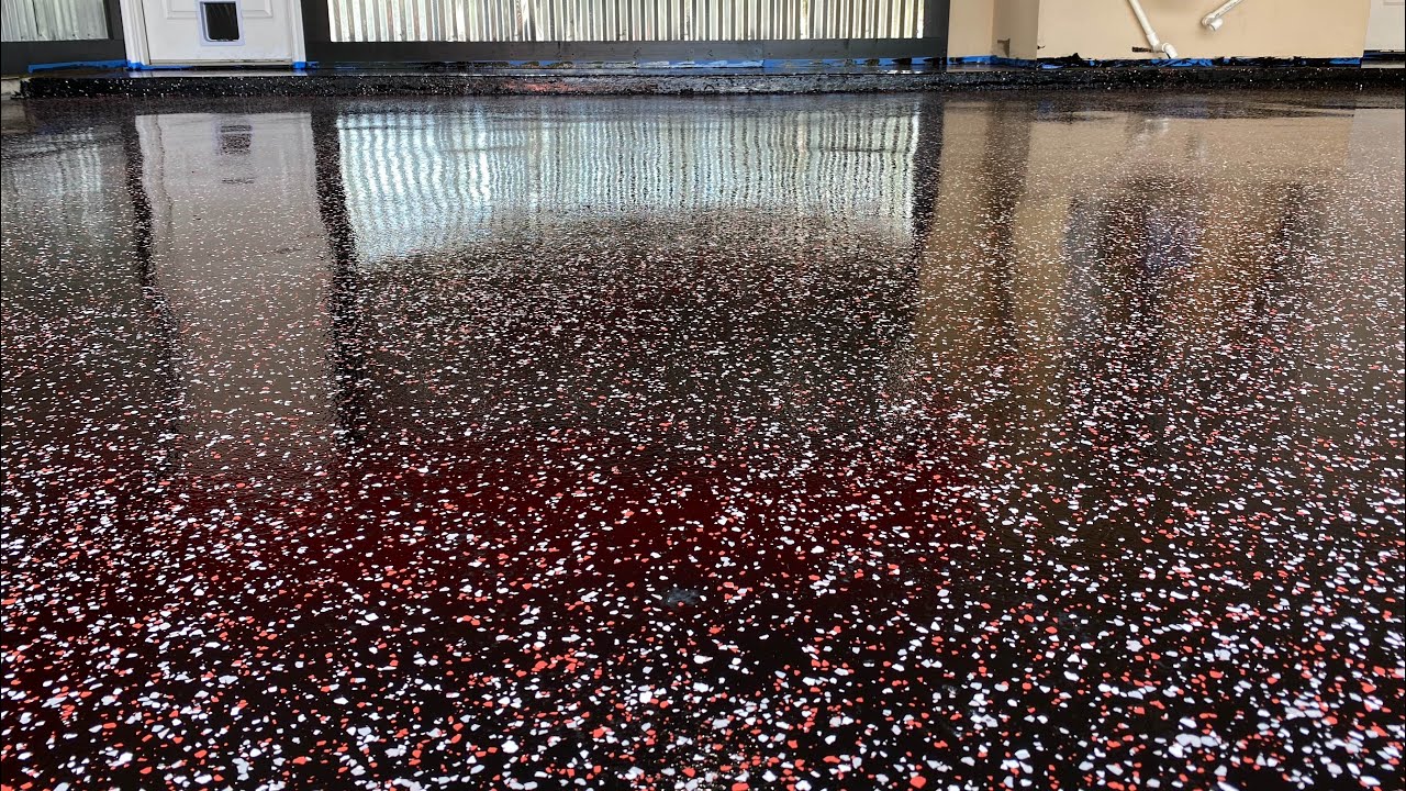 DIY Garage Floor Makeover: Black Epoxy