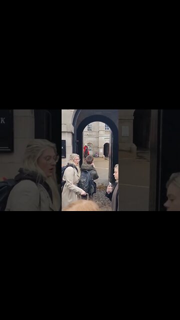 Horse backs out of box taken back in #horseguardsparade