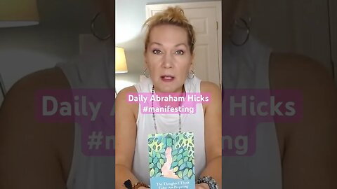 Daily Abraham Hicks #manifesting #abrahamhicks #shorts