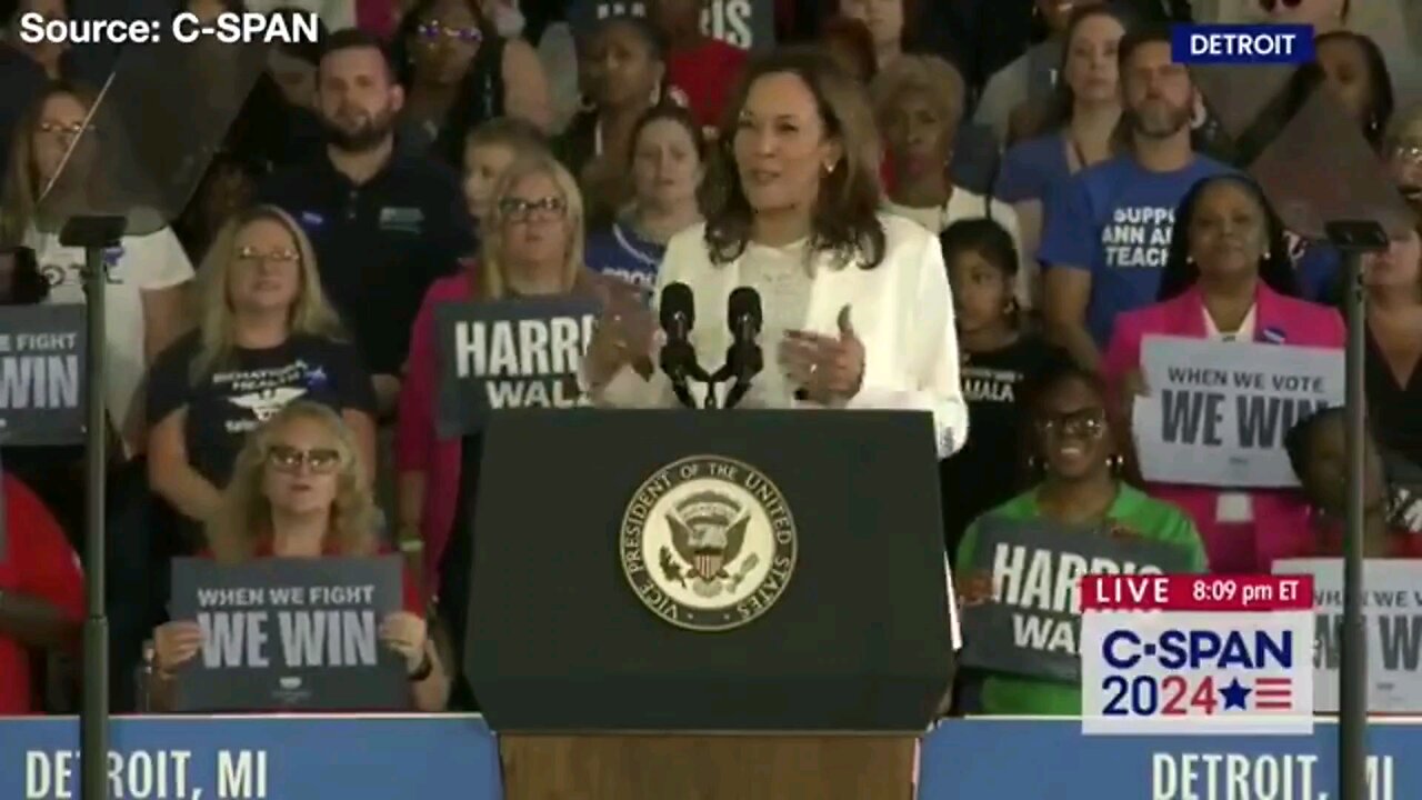 Kamala Goes Full Vince McMahon
