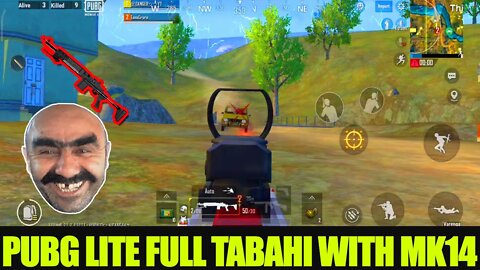 Pubg Lite Gameplay Video Today | Full Tabahi With MK14 | Full Action Sceen | Danger X Gaming