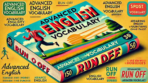 Vocabulary and Pronunciation "RUN OFF" Advanced English