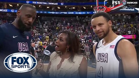 LeBron James & Steph Curry speak after United States' win over Canada | USA Basketball Showcase