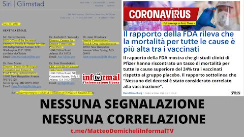 NESSUNA SEGNALAZIONE NESSUNA CORRELAZIONE