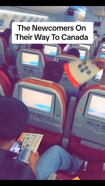 New comers on their way to Canada