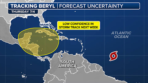 (Breaking News)In the Tropics_ Hurricane Beryl now a Category 5