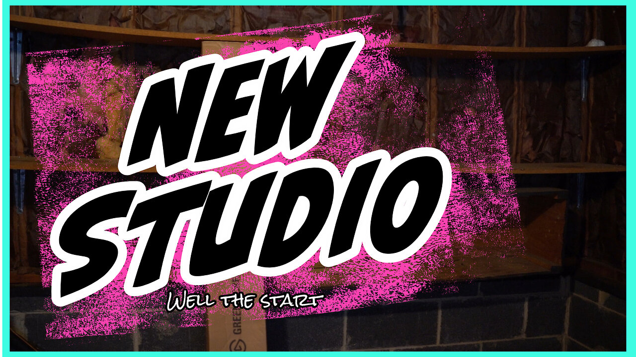 The Beging of our New Small Home Studio