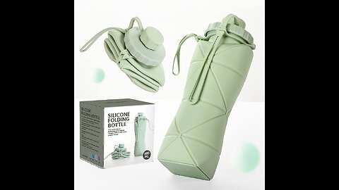 Outdoor Gadgets No : 406 🛍️Product: Portable Silicone Folding Water Bottle