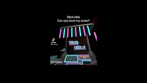 Can you beat my score? #stickblitz #vr #bm