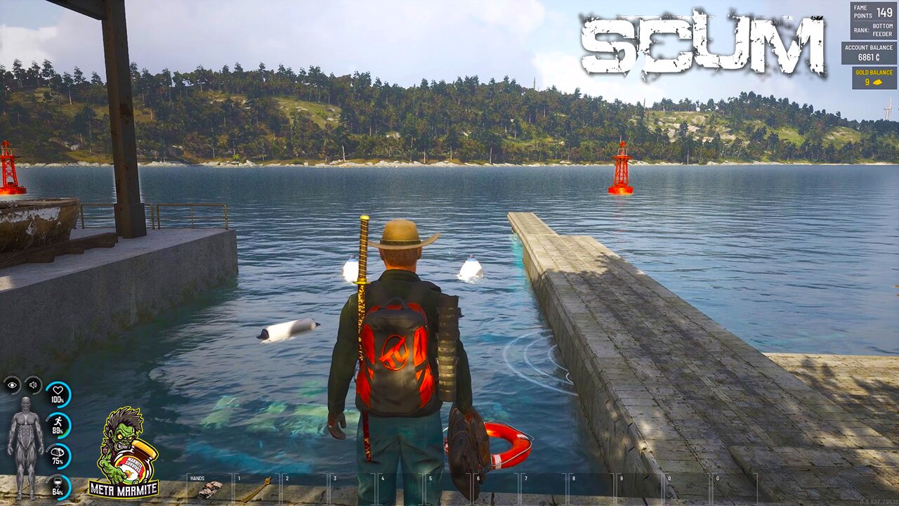 Escape from Zombie Island Part 1 of 2 | #scumgame #scumsurvival
