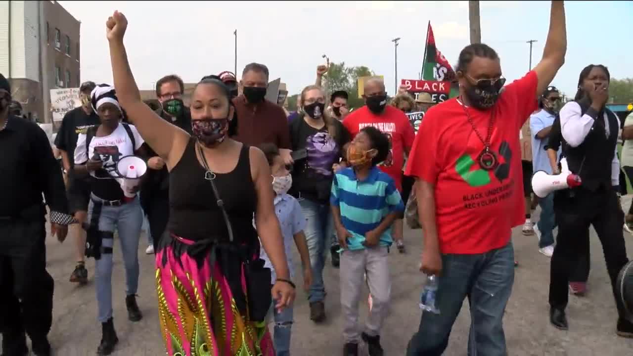 Rev. Jesse Jackson, Jacob Blake family hold march for Breonna Taylor in Kenosha