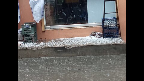 raining with ice