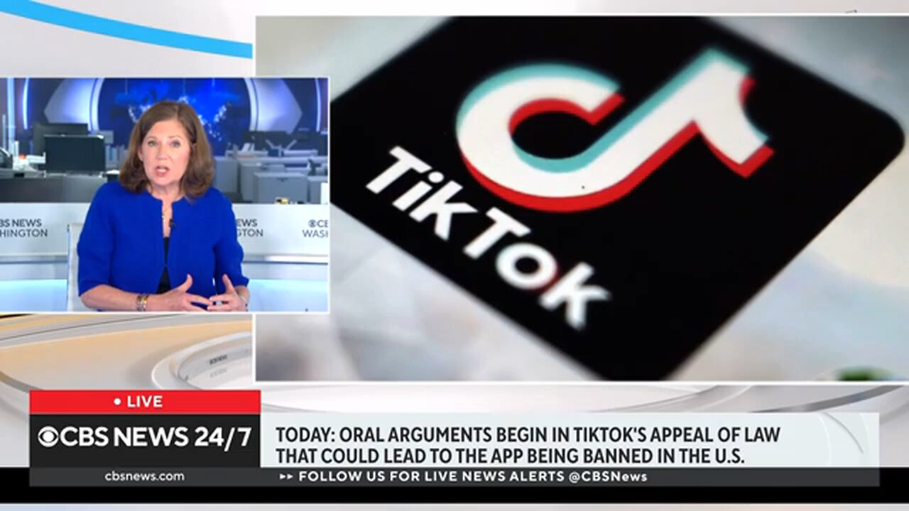 Court hearing arguments in TikTok appeal of law that could ban app in U.S.