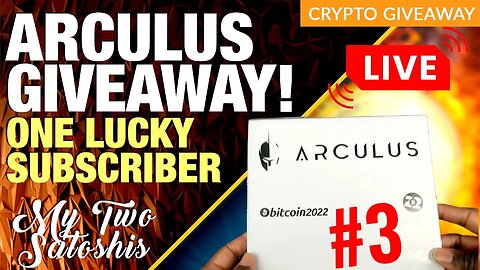 🚨 Giveaway #3 LIVE: #Arculus Hardware Wallet Giveaway!! Winner Picked Live!!! 🚨