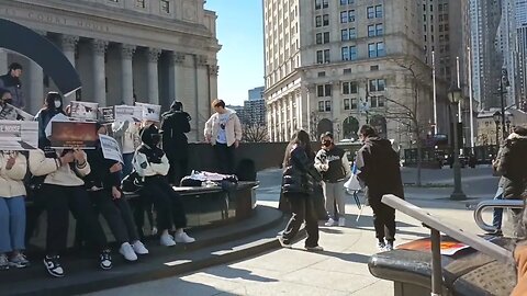 The No more Train Derailment Protest Foley Square 3/19/23