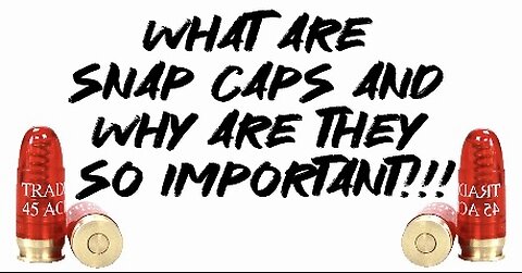 What are snap caps and why are they so important???