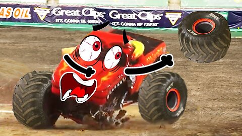 Monster Truck Crashes - Extended Highlights | Monster Jam World Finals | Lucky Doodles