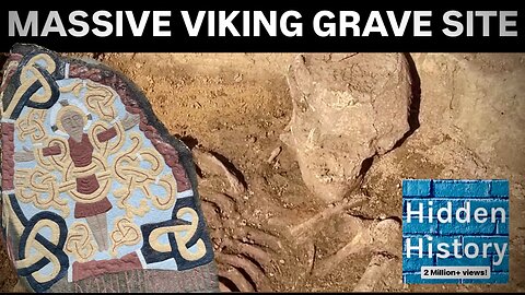 Massive Viking burial ground and over 50 exceptionally preserved skeletons found by archaeologists