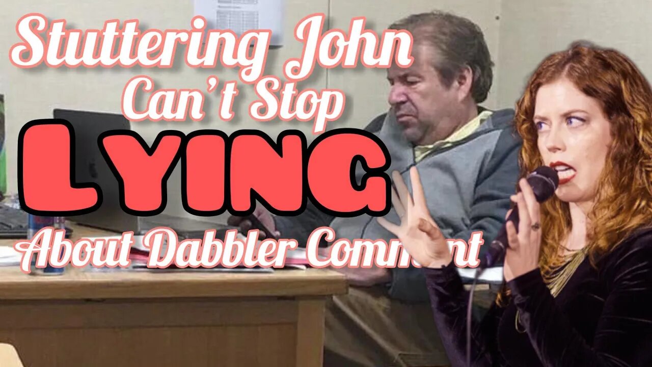 Stuttering John LYING About Dabbler Comment & Chrissie Mayr! Former Howard Stern Intern is LOST