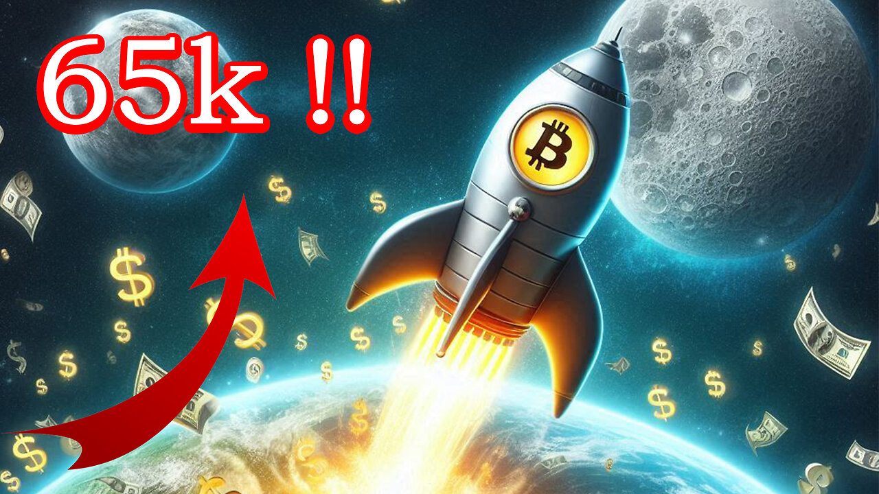 Bitcoin hits 65k! Going to the Moon?