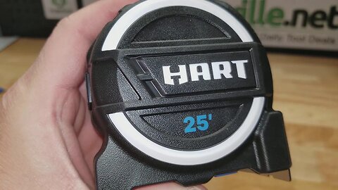 HART 25-Foot Pro Grade Non-Magnetic Tape Measure, Fraction Markings