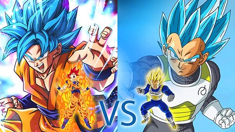 GOKU VS VEGETA 4 - (WHO IS STRONGEST) - G.O.D. & R.O.F. SAGA