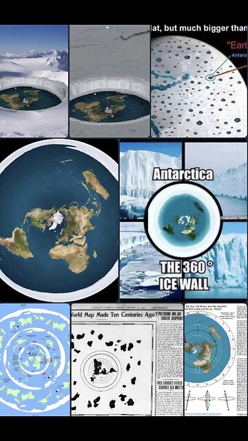 THE EART IS WITHIN THE ICE WALL - THE EARTH IS. OT THE WORLD