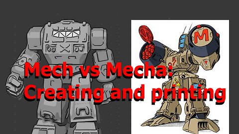 Building Mechs, New Mech and Old Mecha.