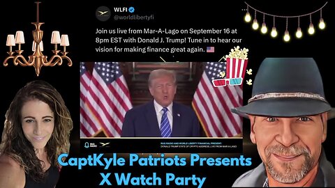 Donald J Trump World Liberty Financial Launch Party with Capt Kyle Patriots