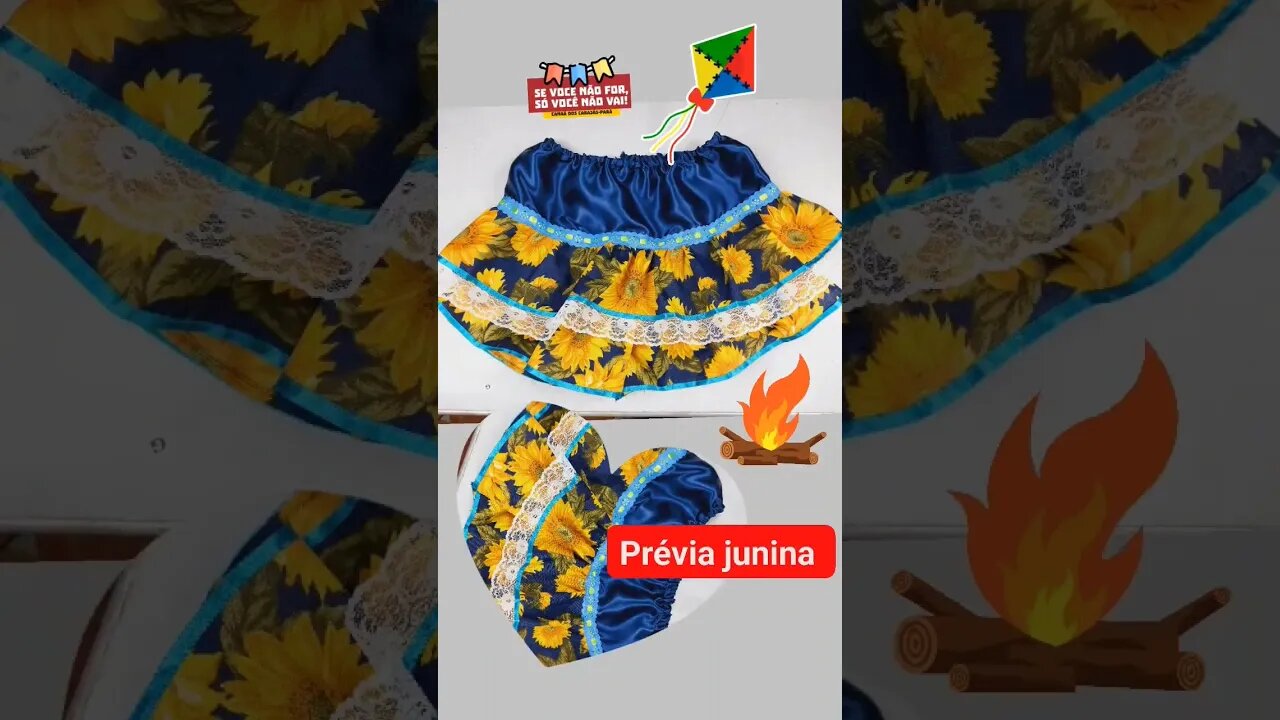 #costuracriativa#jardineirajunina#festajunina #festadesaojoao #saia #moldegratis#vestidojunino #bebe
