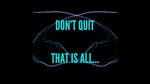 We must keep fighting!