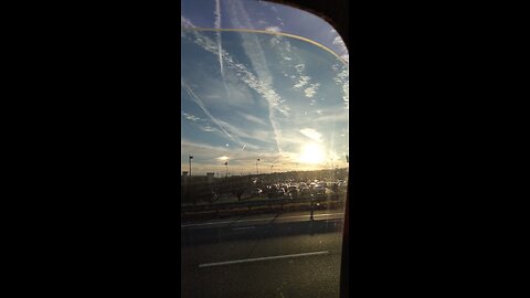 filmed a second ball of light that looks like a second sun once again...