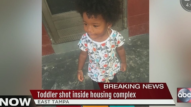 Police: 1-year-old girl struck by bullet after shots fired through door of Tampa home