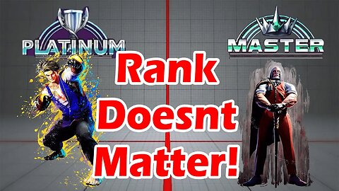 Street Fighter 6 | Why Master Rank Does Not Matter