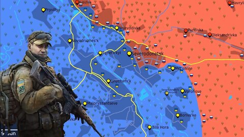 Battle for Severodonets'k | Last 7 Days [09-15 Jun 2022]
