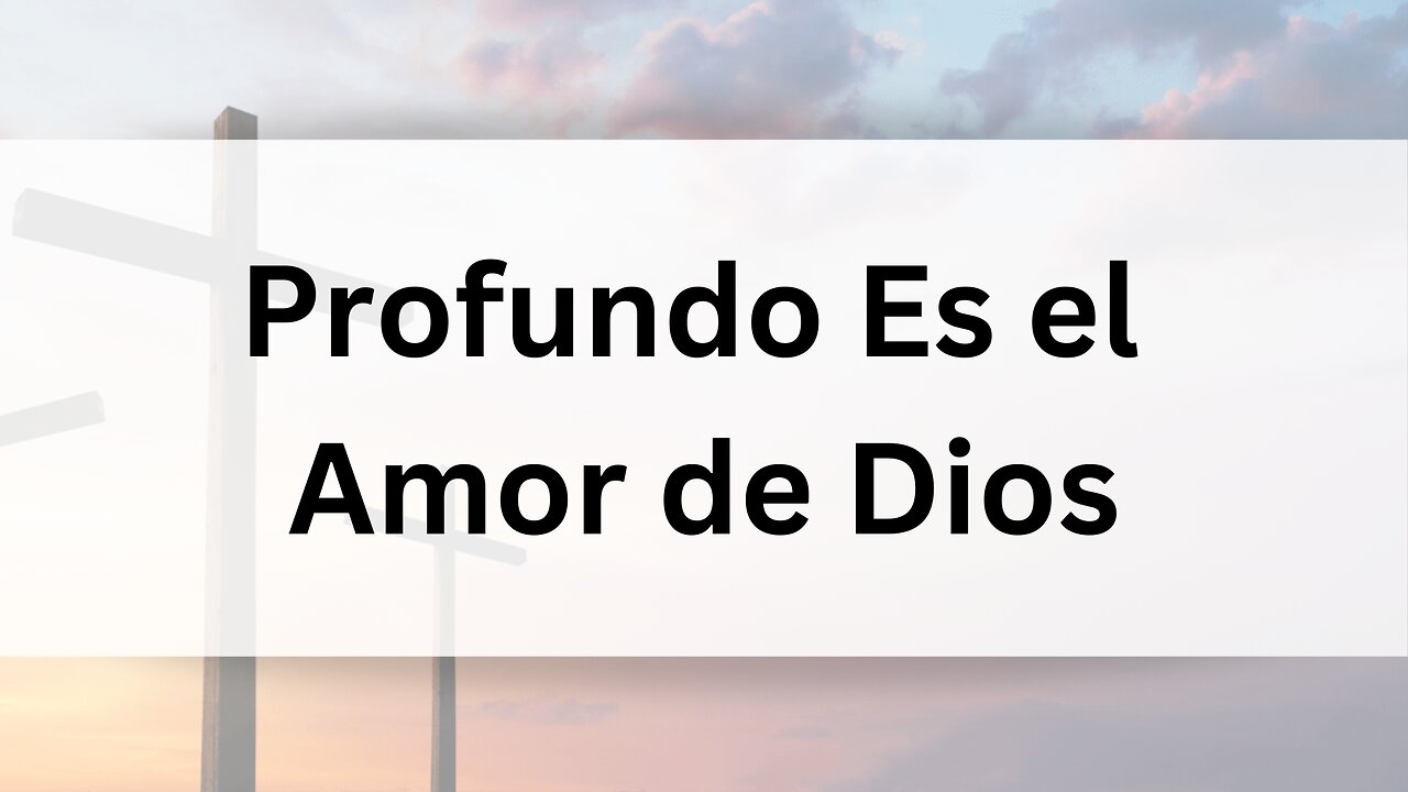 Profundo Es el Amor de Dios | Canta Junto | Música Cristiana Instrumental