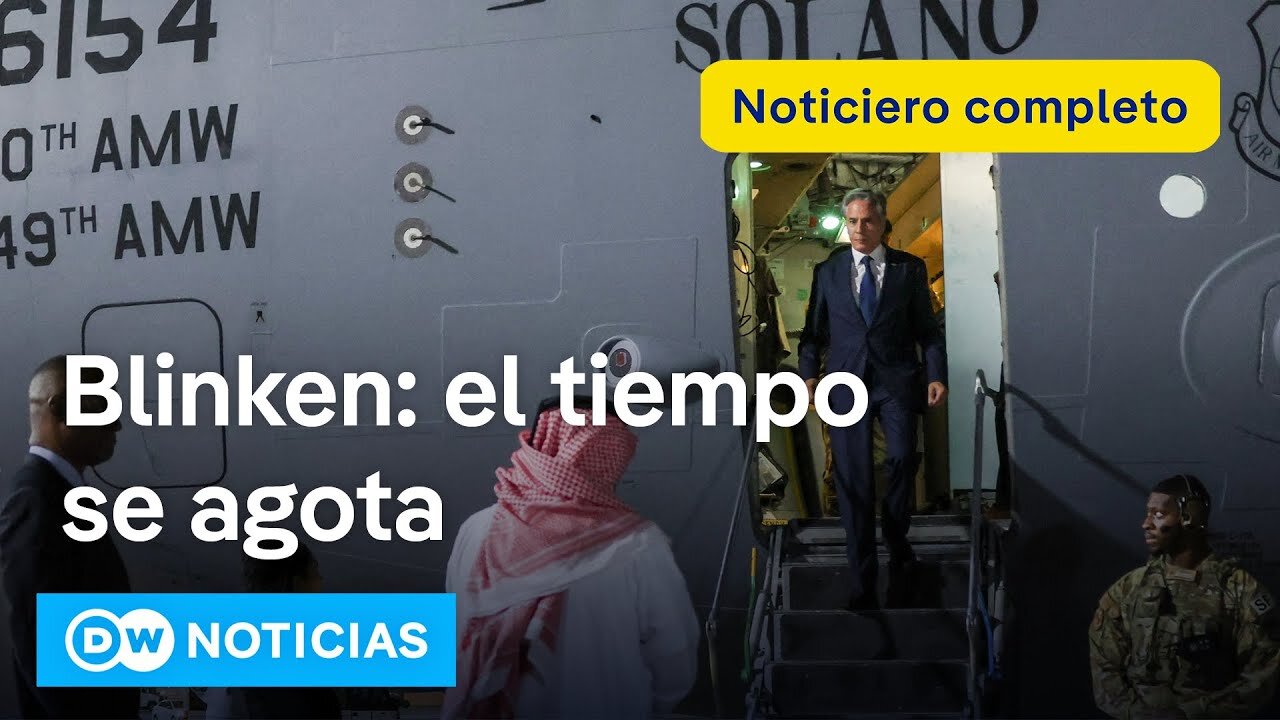 🔴 DW Noticias del 20 de agosto: Blinken pide a Hamás que acepte la tregua [Noticiero completo]