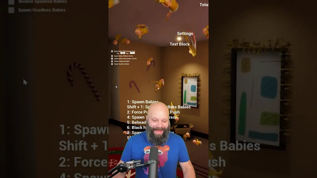 BASKET! The Baby in Yellow Christmas Update With MODS!