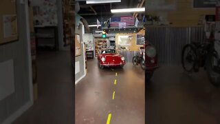 1965 Porsche 356 leaving the museum