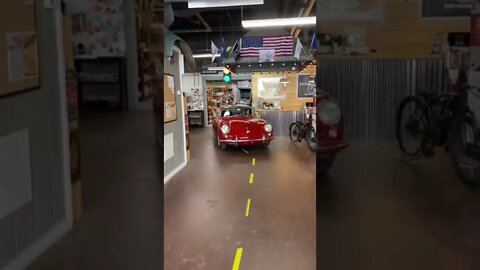 1965 Porsche 356 leaving the museum
