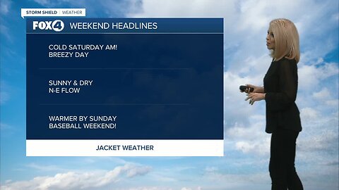 Chilly Saturday will turn into a mild Sunday